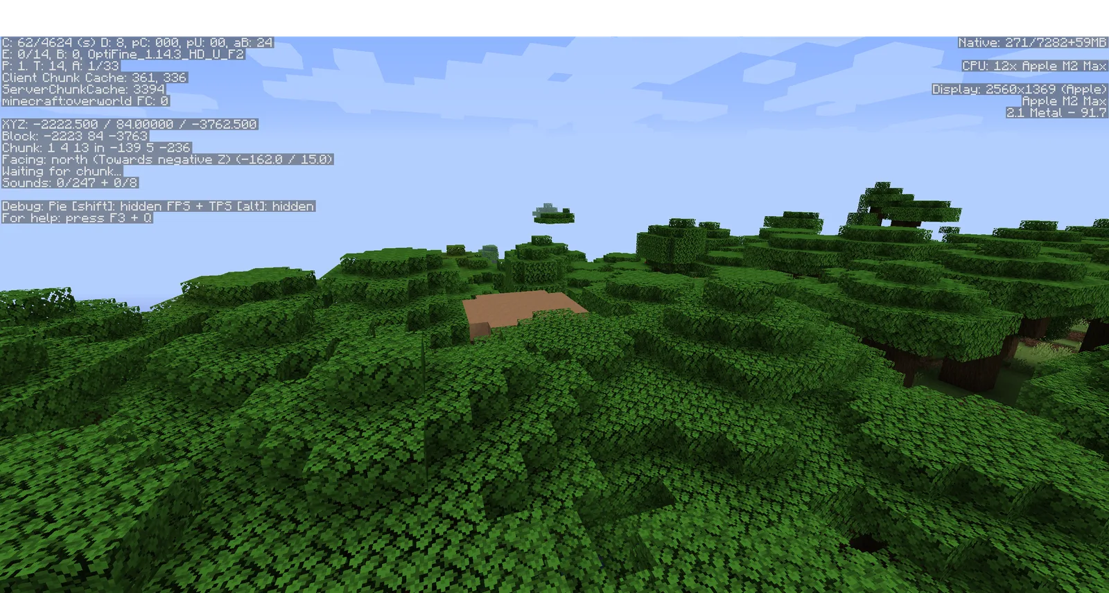 OptiFine 1.14.3 HD U F2
