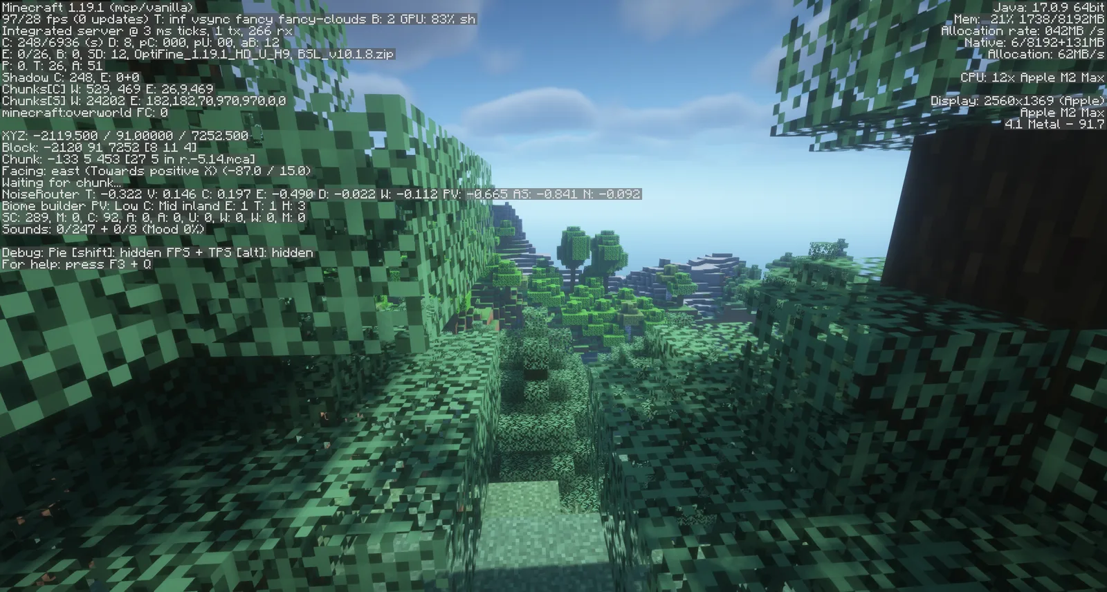 OptiFine 1.19.1 HD U H9