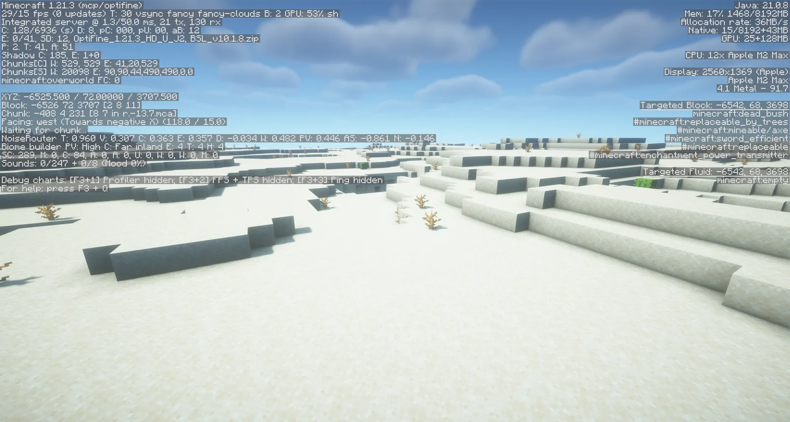 OptiFine 1.21.3 HD U J2